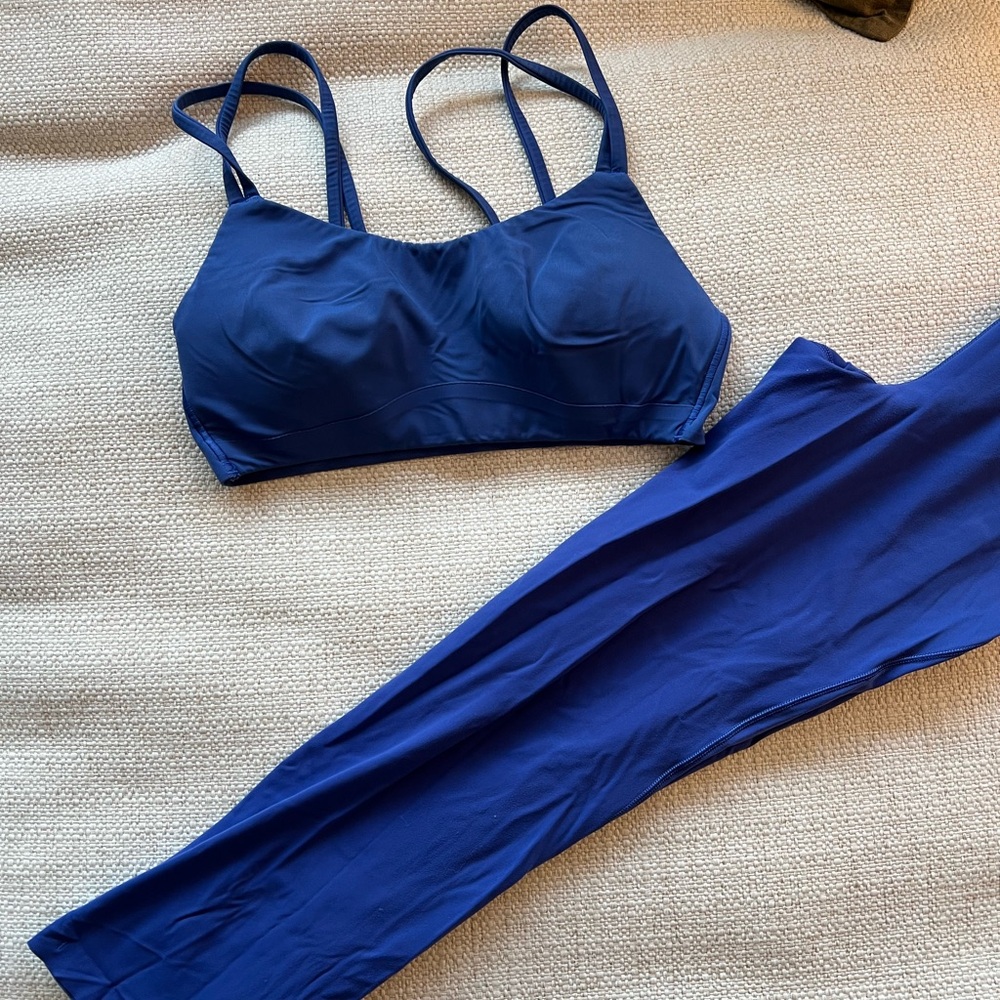 Blue Lululemon Bra